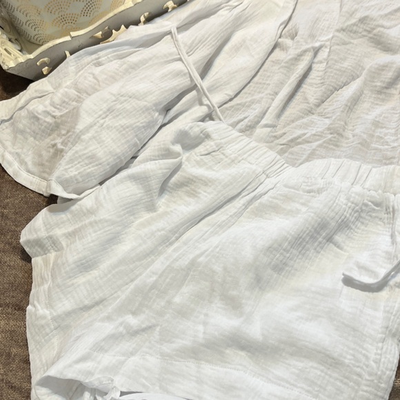 NWT Commense Cotton Wonderland Tied Two Piece Shorts Set- Size Medium - Picture 4 of 6